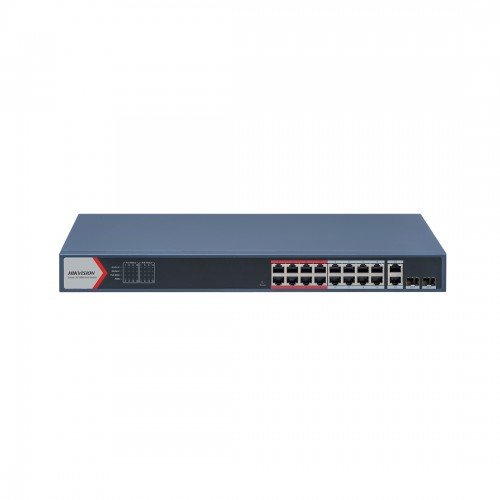 Коммутатор Hikvision DS-3E1318P-EI (B)