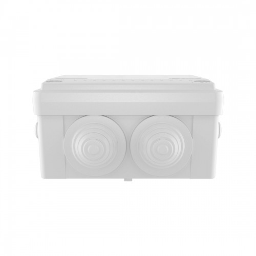 Коробка ответвительная с 6 кабельными вводами DKC 53801 д.25мм IP55, 100х100х50 мм