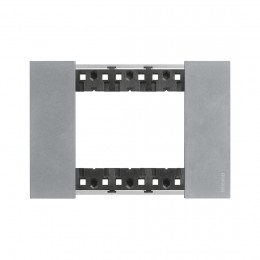 Рамка декоративная Bticino KA4803NW Living Now 3 модуля Луна