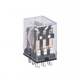 Промежуточное реле CHINT JZX-22F(D) 4 конт. с инд. LED 3А 220В DC