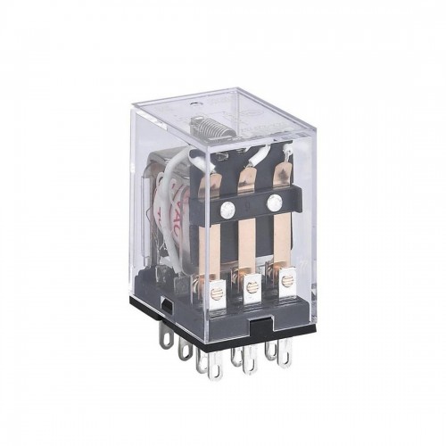 Промежуточное реле CHINT JZX-22F(D) 4 конт. с инд. LED 3А 220В DC