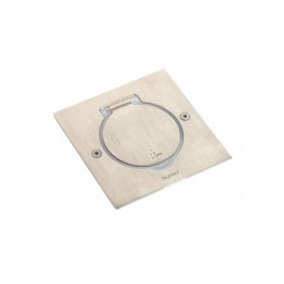 Встраиваемый розеточный блок Legrand 089700 2 модуля Нержавеющая сталь IP44