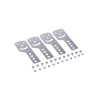 Пластина крепежная DKC 30014K GSV H80 (4 шт.) в комплекте с метизами, необходимыми для монтажа