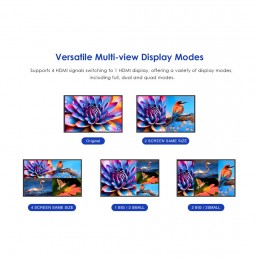 Переключатель HDMI Lenkeng LKV401MV-V2.0 (FHD60hz, 4x1)