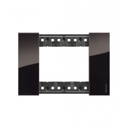 Рамка декоративная Bticino KA4803DG Living Now 3 модуля \