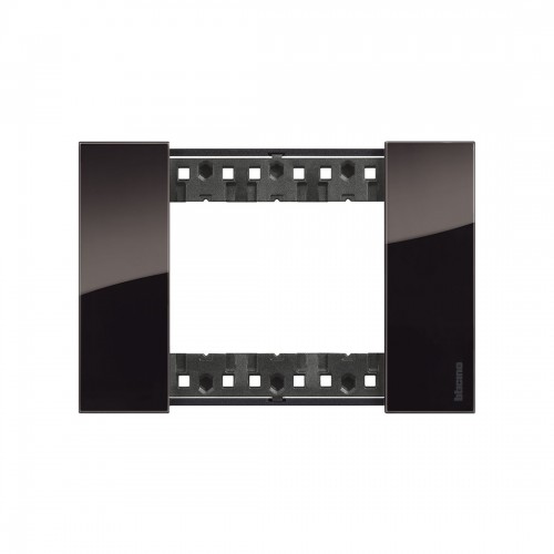 Рамка декоративная Bticino KA4803DG Living Now 3 модуля \