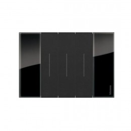 Рамка декоративная Bticino KA4803DG Living Now 3 модуля \