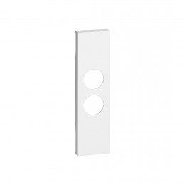 Лицевая панель Bticino KW09 Living Now для TV розеток с 2 отверстиями 1 модуль белый