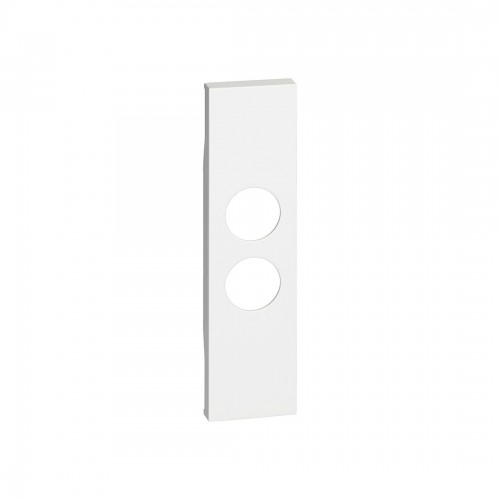 Лицевая панель Bticino KW09 Living Now для TV розеток с 2 отверстиями 1 модуль белый