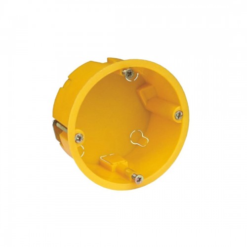 Электроуст. коробка KSC 11-102 d68 h35 для гипсокартона и полых стен с метал. лапками IP30