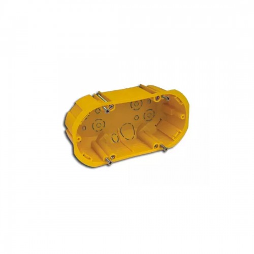 Электроуст. коробка KSC 11-108 65х135х50 для гипсокартона и полых стен с метал. лапками IP30