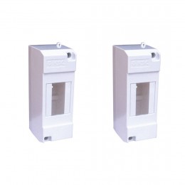 Щиток KSC 11-001 46х130х60 для установки до 2-х автоматических выключателей IP30