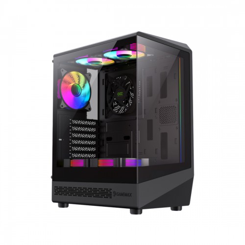 Компьютерный корпус Gamemax Vista COC AB Black без Б/П
