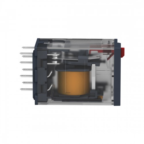 Реле интерфейсное RXM SE RXM2AB2P7 светодиод 12А 230В перем. тока 2P