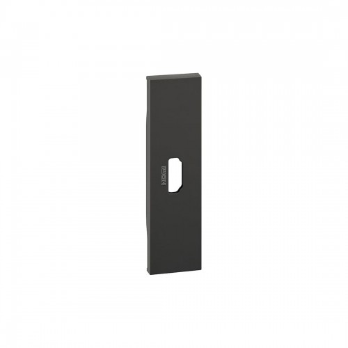 Розетка HDMI Bticino K4284P Living Now с накладкой на 1 модуль Чёрный