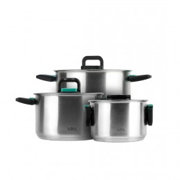 Набор посуды LARA ИЗУМРУД LR02-123 3пр