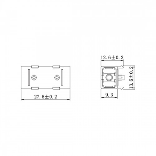 Адаптер переходной А-Оптик SC/APC-SC/UPC SM Simplex