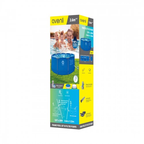 Каркасный бассейн Avenli 12328EU