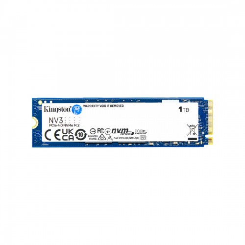 Твердотельный накопитель SSD Kingston NV3 SNV3S/1000GBK 1000GB M.2 NVMe PCIe 4.0x4 6000/4000Мб/сBULK