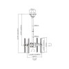 Кронштейн потолочный Brateck PLB-CE944-01SD для 2-х ТВ и мониторов, 32\