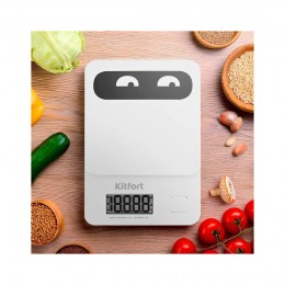 Весы кухонные Kitfort КТ-817-2 белый