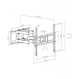 Кронштейн XG FMWA-3275 для ТВ и мониторов 32\