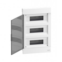Щит встроенный SE EZ9EUA312 36 модулей дымчатая дверь