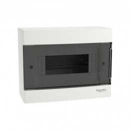 Щит навесной SE EZ9EUC108 8 модулей дымчатая дверь