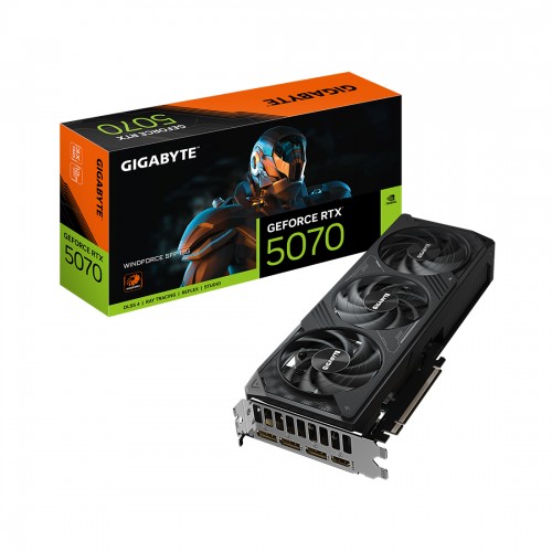 Видеокарта Gigabyte (GV-N5070WF3-12GD) RTX5070 WINDFORCE 12G