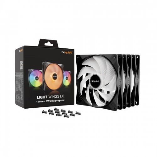 Вентилятор для компьютерного корпуса Bequiet! Light Wings LX 140mm PWM high-speed Triple-pack