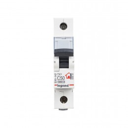 Автоматический выключатель Legrand 404033 1П C50A TX3 6000 6kA