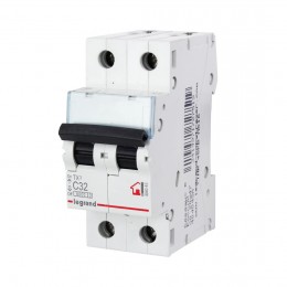 Автоматический выключатель Legrand 404045 2П C 32A TX3 6000 6kA