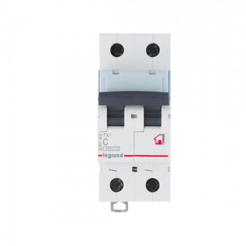 Автоматический выключатель Legrand 404046 2П C 40A TX3 6000 6kA