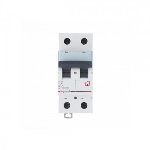 Автоматический выключатель Legrand 404048 2П C 63A TX3 6000 6kA