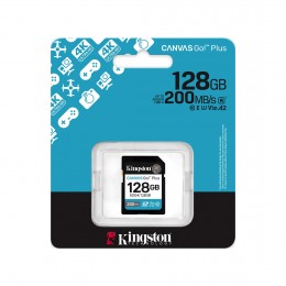 Карта памяти Kingston SDG4/128GB Canvas Go Plus Gen4 C10 UHS-I U3 V30 128GB
