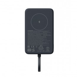Портативный внешний аккумулятор Xiaomi 33W Magnetic Power Bank 10000mAh (Integrated Cable) Dark Gray