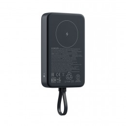 Портативный внешний аккумулятор Xiaomi 33W Magnetic Power Bank 10000mAh (Integrated Cable) Dark Gray