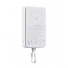 Портативный внешний аккумулятор Xiaomi 33W Magnetic Power Bank 10000mAh (Integrated Cable) White