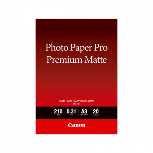 Матовая фотобумага Canon Pro Premium Matte PM-101 A3, 20 шт.