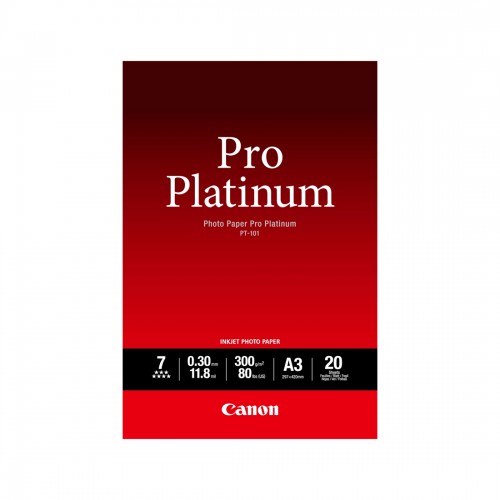 Глянцевая фотобумага Canon PT-101 Pro Platinum A3, 20 шт.