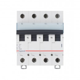 Автоматический выключатель Legrand 404072 4П С 25A TX3 6000 6kA