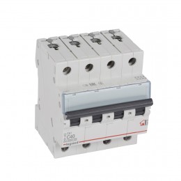 Автоматический выключатель Legrand 404074 4П С 40A TX3 6000 6kA