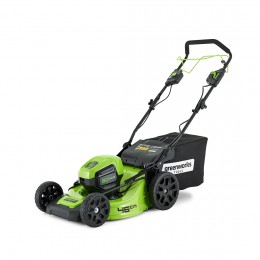 Газонокосилка аккумуляторная Greenworks 2502907UB 60V 46 см самоходная бесщеточная c 1хАКБ 4Ач и ЗУ