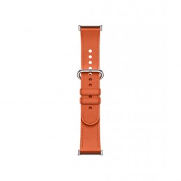 Кожаный сменный браслет Xiaomi Leather Quick Release Strap Coral orange
