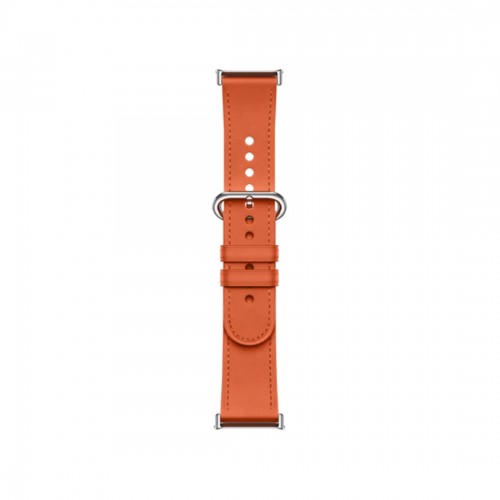 Кожаный сменный браслет Xiaomi Leather Quick Release Strap Coral orange