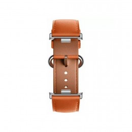Кожаный сменный браслет Xiaomi Leather Quick Release Strap Coral orange