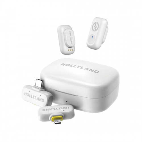 Петличный микрофон Hollyland Lark A1 Combo Белый