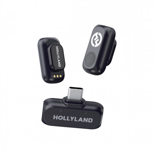 Петличный микрофон Hollyland Lark A1 Mini Duo USB-C Черный
