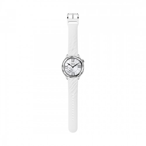 Комплект из ремешка и безеля для часов Xiaomi Watch S4 Bezel and Strap Kit-Liquid Silver