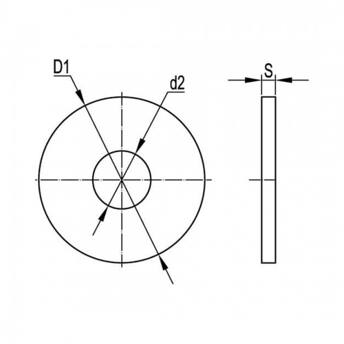 Шайба М6 кузовная DIN9021 DKC CM120600